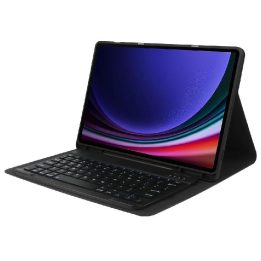 Keyboard dėklas su klaviatūra skirtas Samsung Galaxy Tab S9 FE+ 12.4 X610 / X616B - juodas