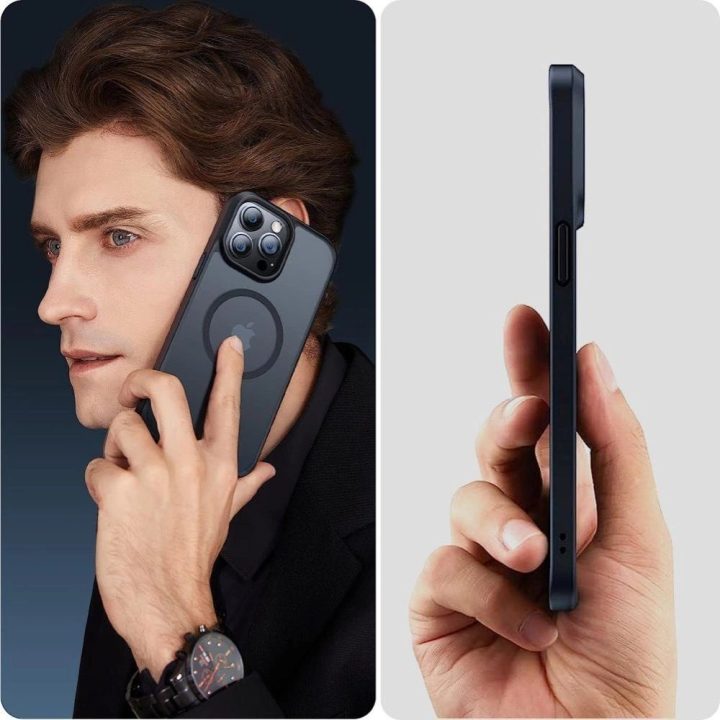 iPhone 15 Pro“ dėklas – matinio titano