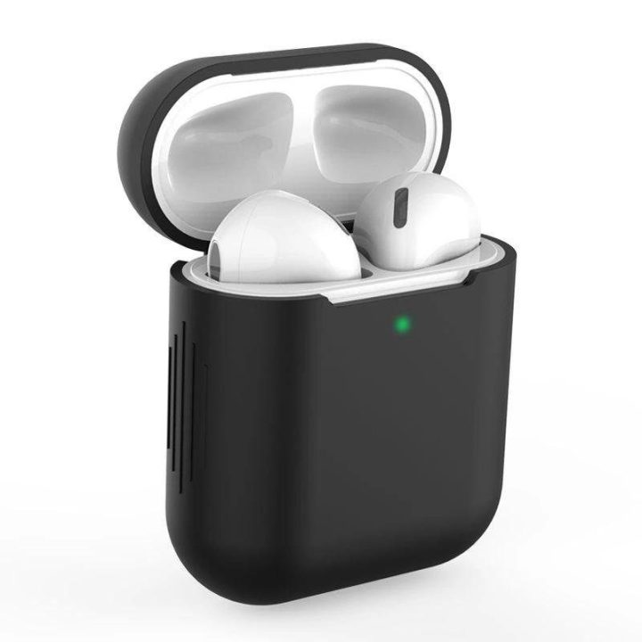 AirPods 1 / 2“ ausinių dėkliukas - juodos spalvos