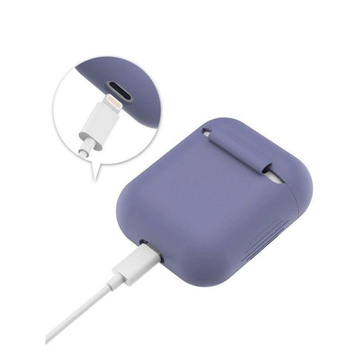 AirPods 1 / 2“ ausinių dėkliukas - juodos spalvos