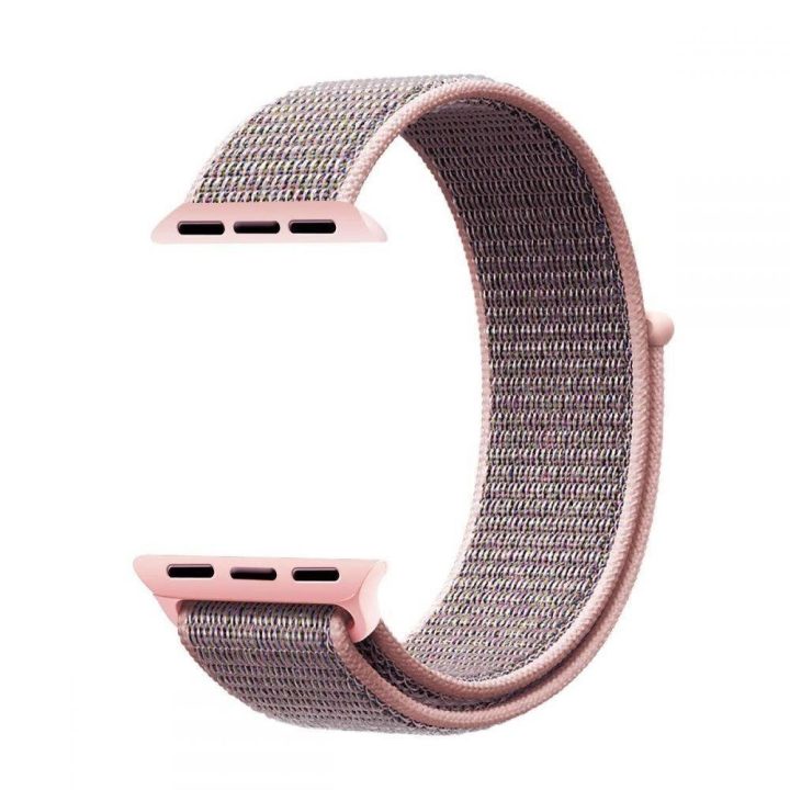 Dirželis Apple Watch 4/5/6/7/8/9/SE (38/40/41 mm) - rausvos spalvos