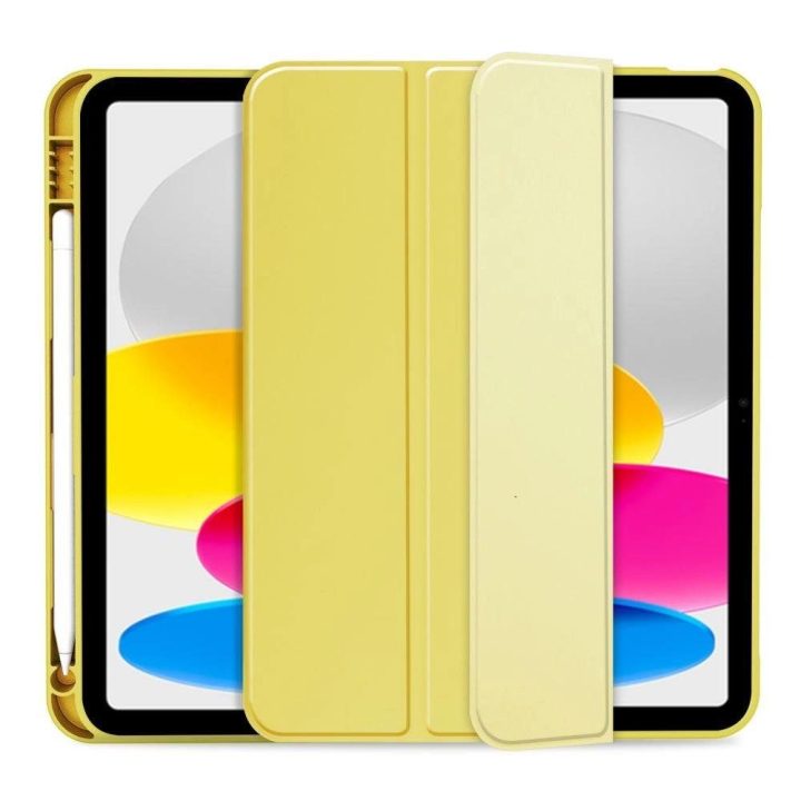 dėklas iPad 10.9 2022 - geltonos spalvos