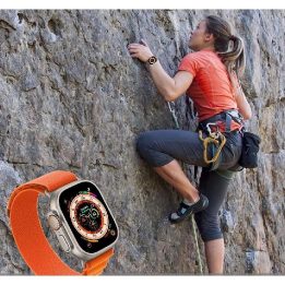 Dirželis Apple Watch 4/5/6/7/8/9/SE/Ultra 1/2 (42/44/45/49 mm) - žalsvai mėlynas