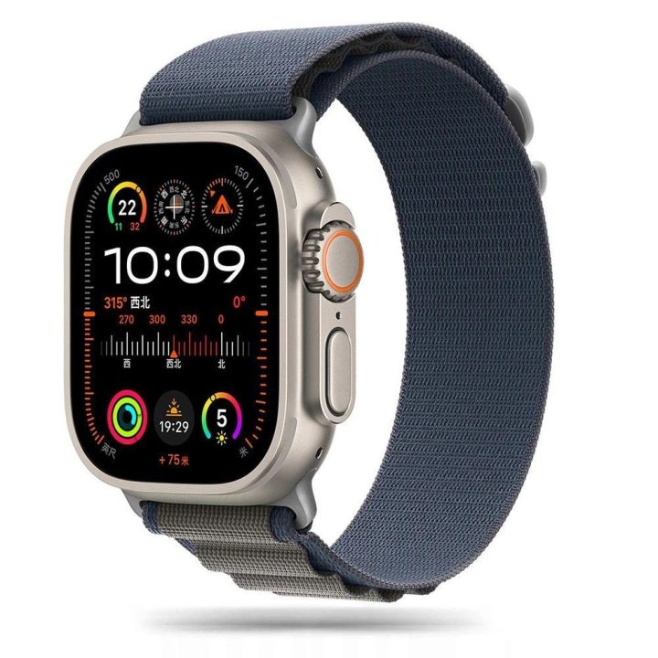 Dirželis Apple Watch 4/5/6/7/8/9/SE/Ultra 1/2 (42/44/45/49 mm) - žalsvai mėlynas