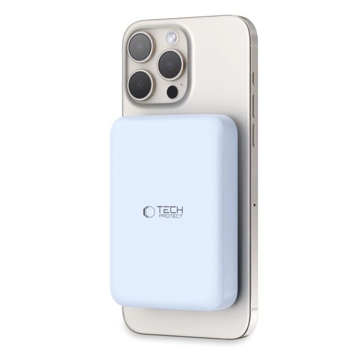 Powerbank“ su MagSafe“ 10000mAh 15 W USB C kabelis