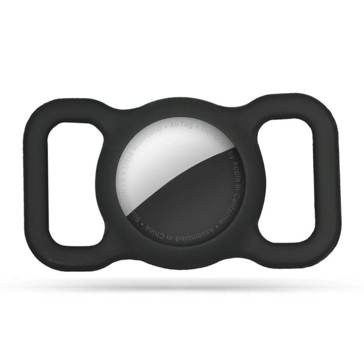 Elegantiškas dėklas Apple AirTag - juodas