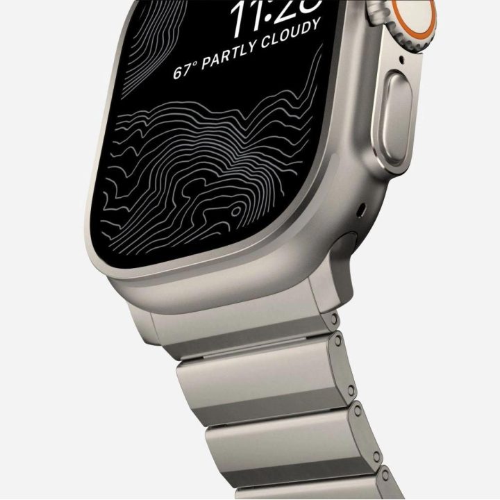 Apyrankė Apple Watch 4/5/6/7/8/9/SE/Ultra 1/2 (42/44/45/49 mm) - titaninė
