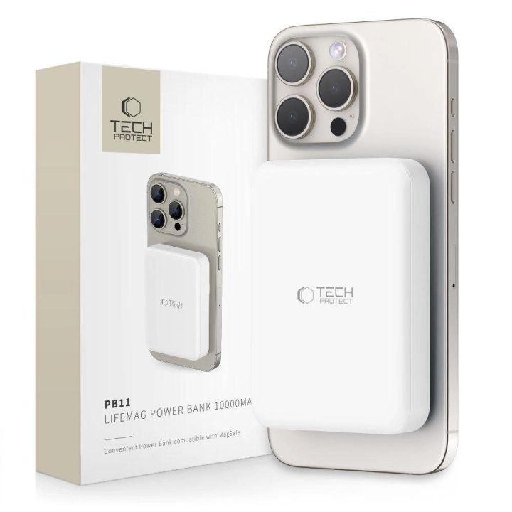 Powerbank su MagSafe“ 10000mAh 15 W USB C laidas