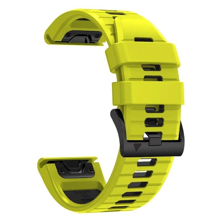 Garmin Fenix ​​3 / 5X / 3HR / 5X Plus / 6X / 6X Pro / 7X dirželis - žaliųjų citrinų