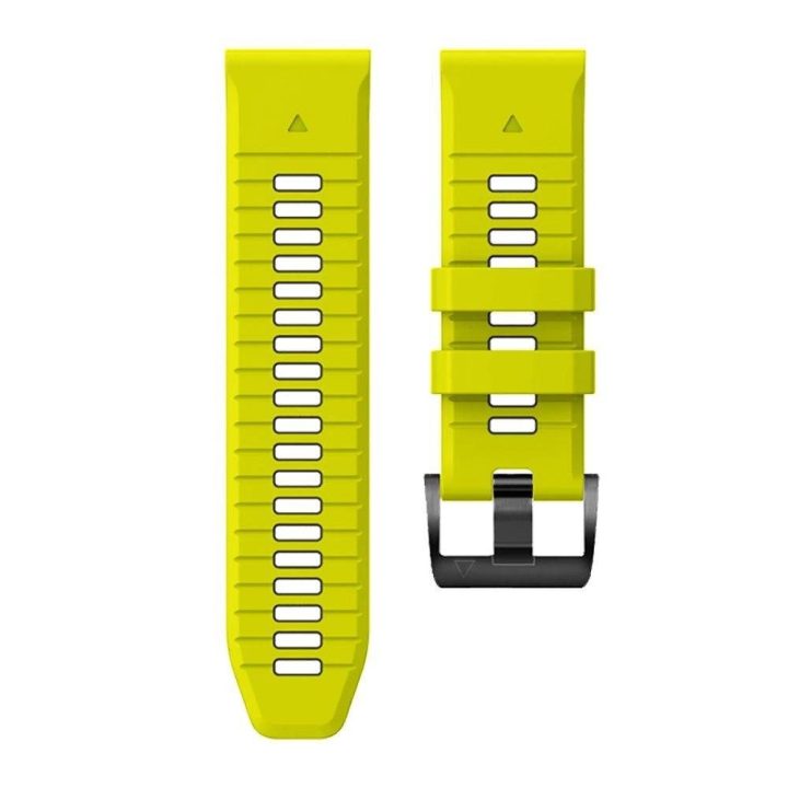 Garmin Fenix ​​3 / 5X / 3HR / 5X Plus / 6X / 6X Pro / 7X dirželis - žaliųjų citrinų