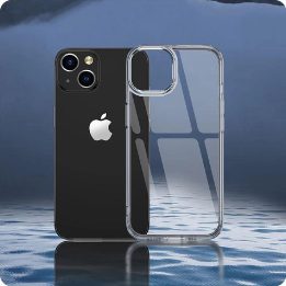 iPhone 15“ dėklas - skaidrus