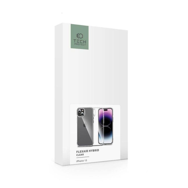 iPhone 15“ dėklas - skaidrus