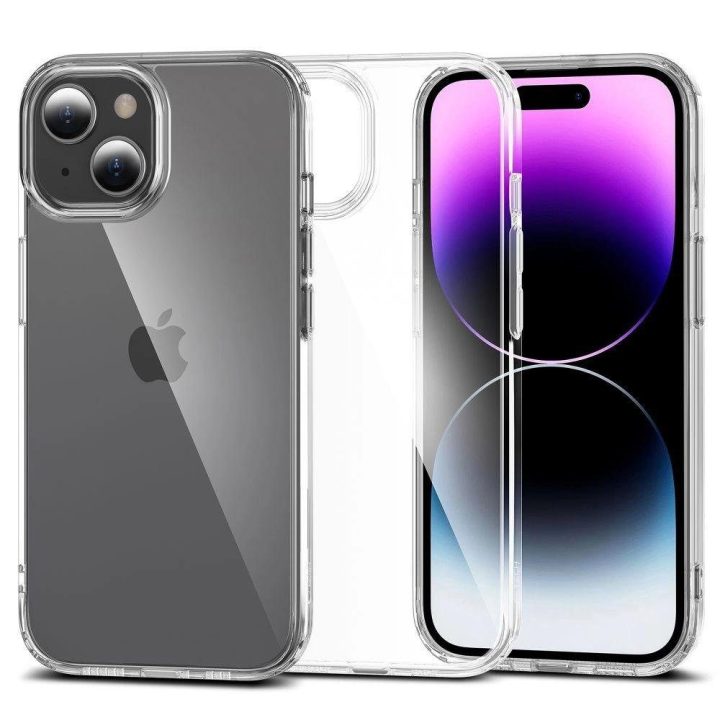 iPhone 15“ dėklas - skaidrus