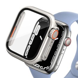 Apple Watch 4 / 5 / 6 / SE (44 mm) dėklas – oranžinės spalvos titano