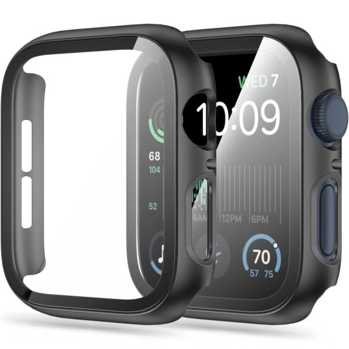 Dėklas Apple Watch 4 / 5 / 6 / SE (44 mm) - juodas