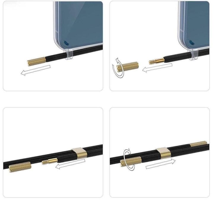 Korpusas su MagSafe iPhone 15 Pro – juodas ir smėlinis