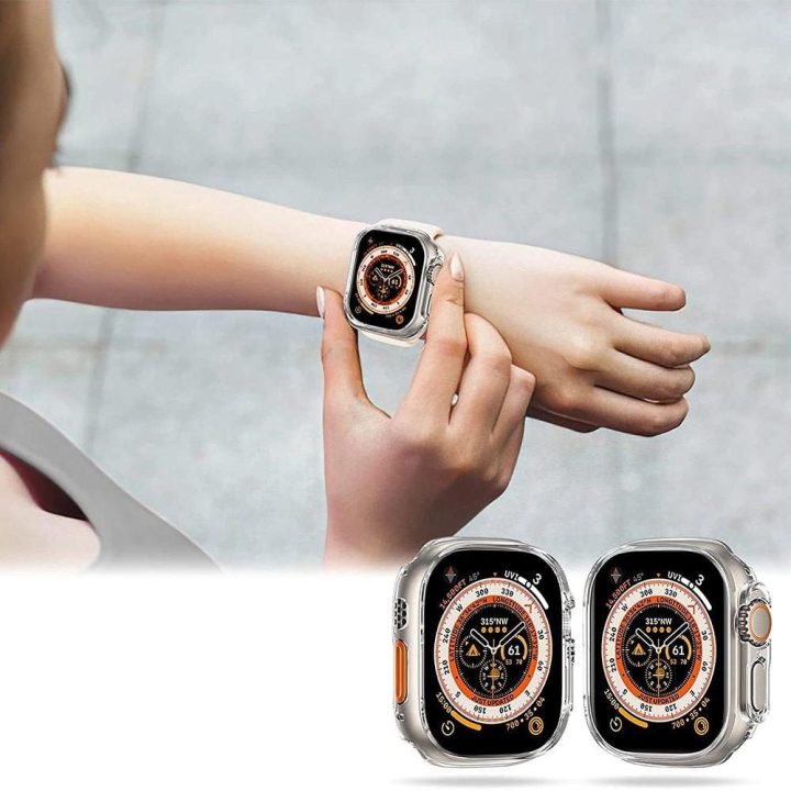 Apple Watch Ultra 1/2 (49 mm) dėklas - juoda spalva