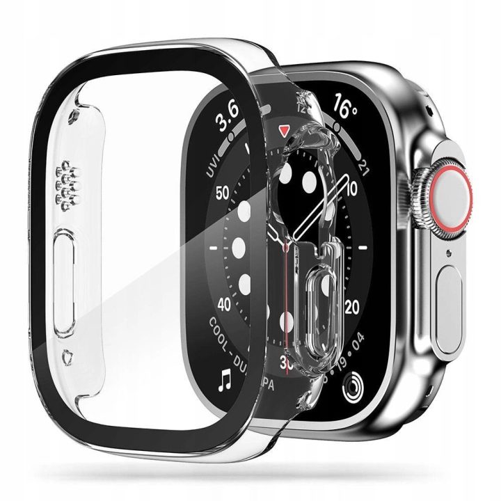 Apple Watch Ultra 1/2 dėklas (49 mm) - skaidrus