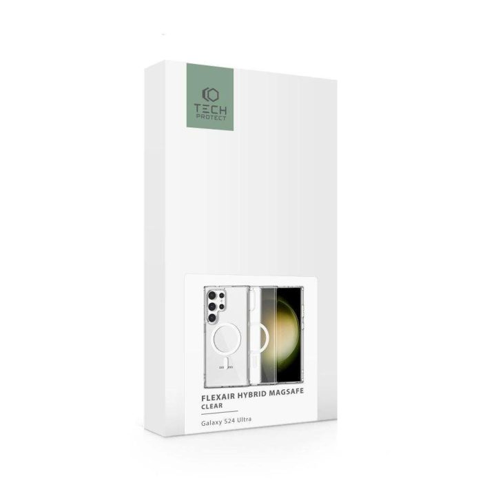 Samsung Galaxy S24 Ultra“ dėklas – skaidrus