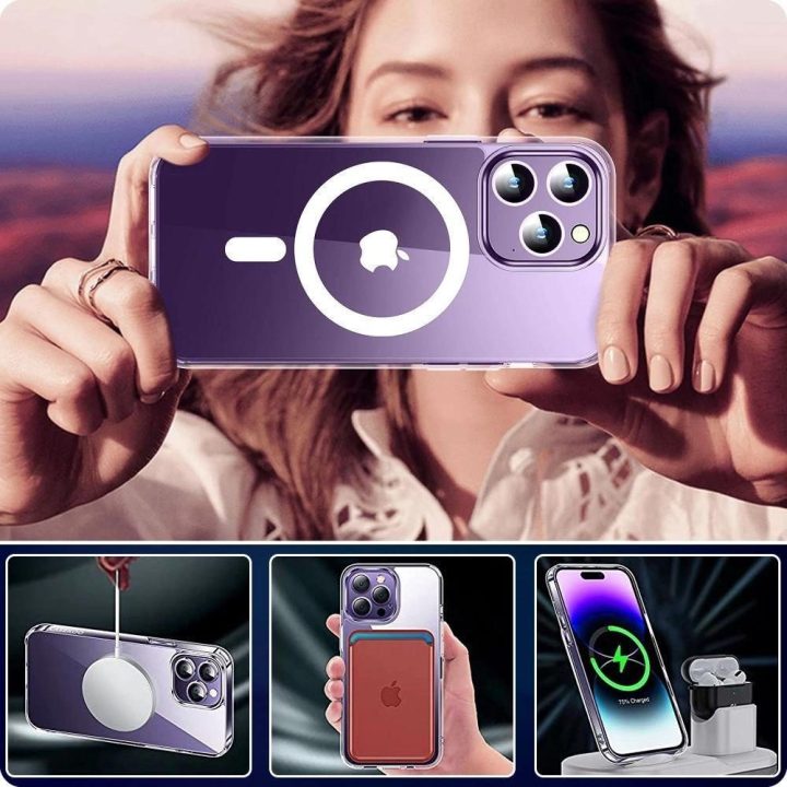 Samsung Galaxy S24 Ultra“ dėklas – skaidrus