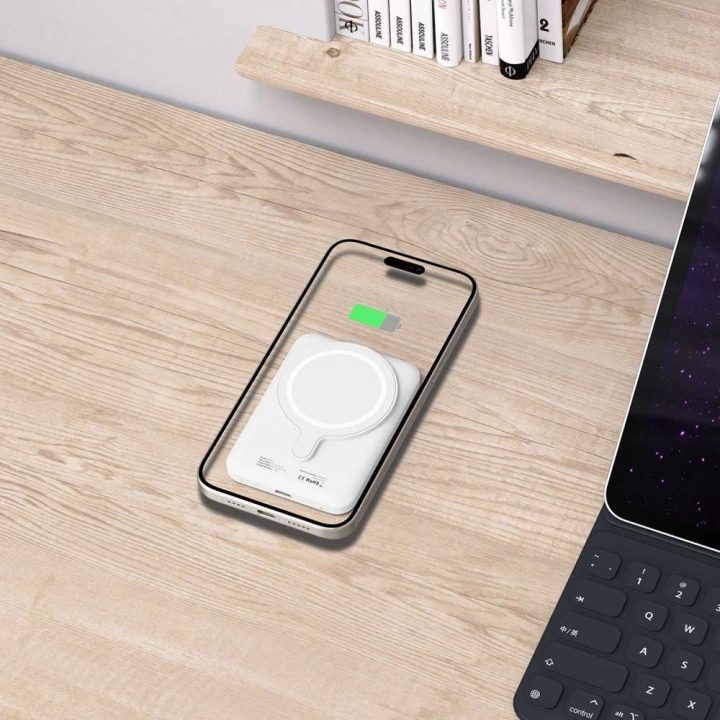 įkroviklis su MagSafe 5000mAh 15W USB C kabelis