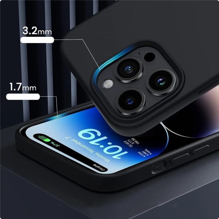 dėklas iPhone 13“ / 14“ – juodas