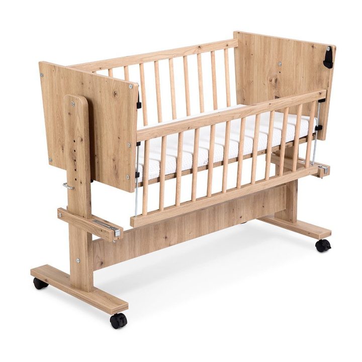 pristatoma lovelė 89x40 ZOYA 5w1 ąžuolas