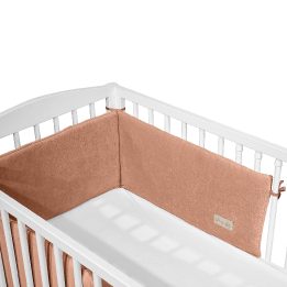 Medinė lovelės apsauga Cotton color CC5 Karamel