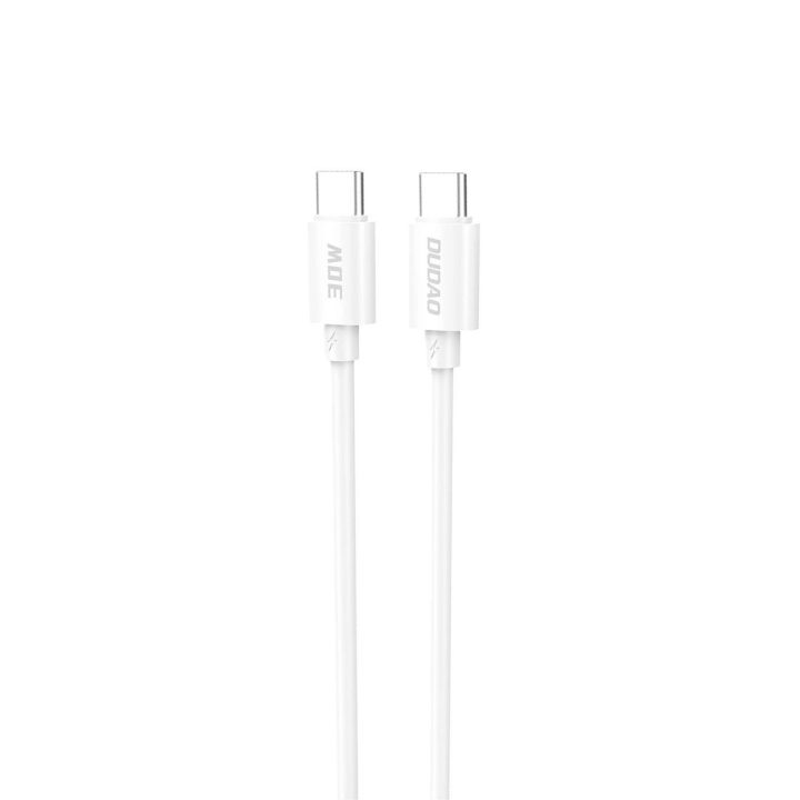 USB C kabelis 30W 2m – baltas