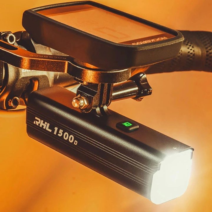 priekinis dviračio žibintas 5000 mAh 1500 lm, IPX6 – juodas