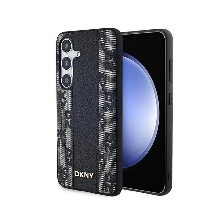 DKNY odinis languotai Mono“ rašto MagSafe“ dėklas Samsung Galaxy S24+“ – juodas