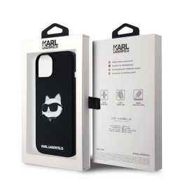 Karl Lagerfeld Silicone Choupette Head MagSafe dėklas iPhone 15 Plus“ / 14 Plus“ – juodas