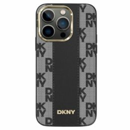 DKNY odinis languotas Mono“ rašto MagSafe“ dėklas iPhone 15 Pro Max“ – juodas