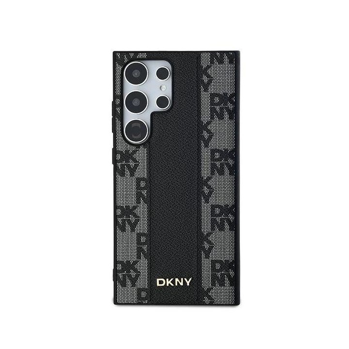 DKNY odinis langelėmis margintas MagSafe“ dėklas Samsung Galaxy S24 Ultra“ – juodas