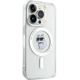 Karl Lagerfeld IML Choupette MagSafe dėkliukas skirtas iPhone 14 Pro“ – skaidrus