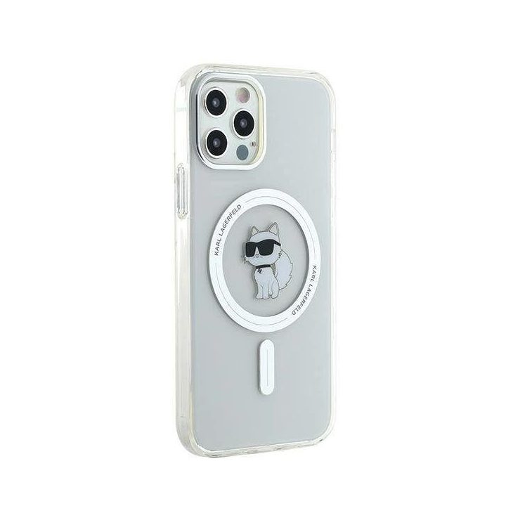 Karl Lagerfeld“ IPT Choupette MagSafe“ dėklas iPhone 12/12 Pro“ – skaidrus