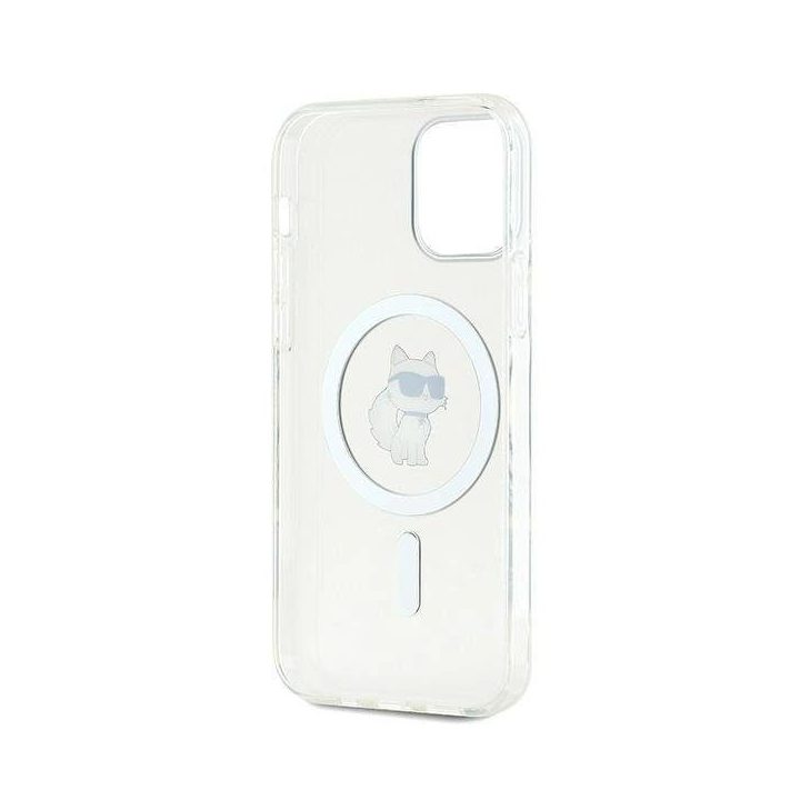 Karl Lagerfeld“ IPT Choupette MagSafe“ dėklas iPhone 12/12 Pro“ – skaidrus