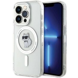 Karl Lagerfeld“ IML Choupette MagSafe“ dėklas iPhone 13 Pro“ / 13 - skaidrus