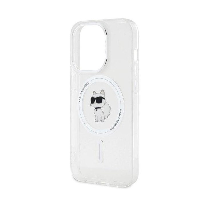 Karl Lagerfeld“ IML Choupette MagSafe“ dėklas iPhone 13 Pro“ / 13 - skaidrus