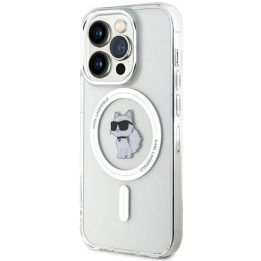 Karl Lagerfeld IML Choupette MagSafe dėklas iPhone 14 Pro Max - skaidrus