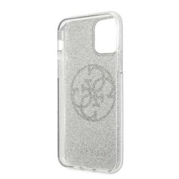 iPhone 11 Pro khaki spalvos tvirtas dėklas 4G Circle Glitter