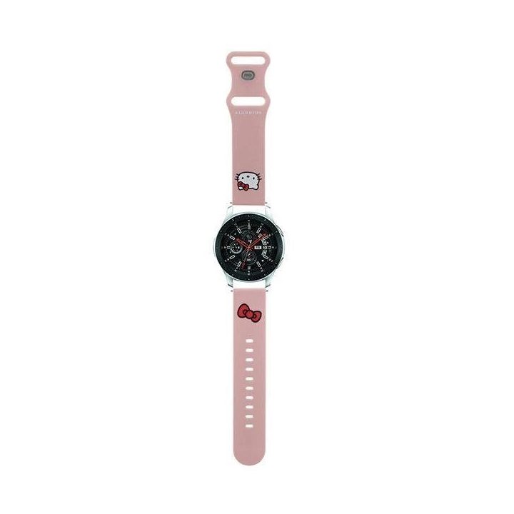 Silikoninė Kitty juosta universali 22 mm - rožinė