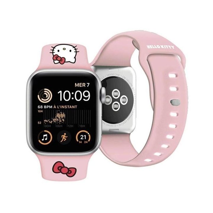 dirželis Apple Watch“ 42 /44 /45 /49mm – rausvas