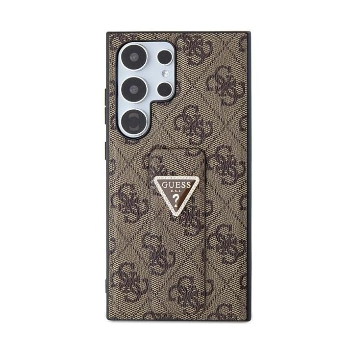 S24 Ultra S928 brown/brown deklas rankena stovas 4G trikampis Strass