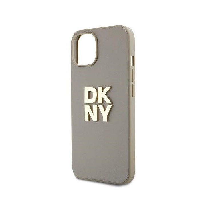 riešo dirželio dėkliukas su logotipu, skirtas iPhone 15 / 14 / 13“ – smėlinis