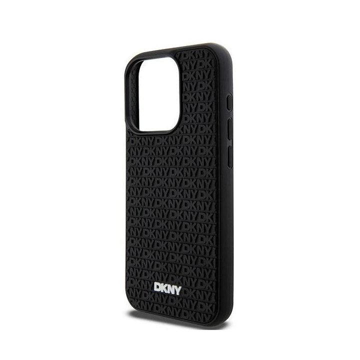 guminis 3D rašto dėklas iPhone 15 Pro Max“ – juodas