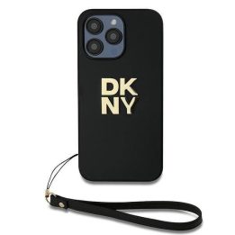 riešo dirželio laikiklis su logotipu iPhone 15 Pro Max - juoda