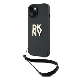 riešo dirželis su logotipu iPhone 14 / 15 / 13“ – juodas
