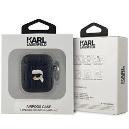 dėklas AirPods 1 / 2 ausinėms - juodas