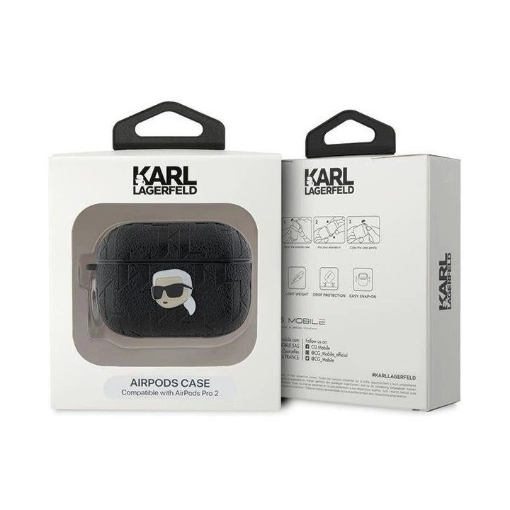 dėklas AirPods Pro 2 - juodos spalvos